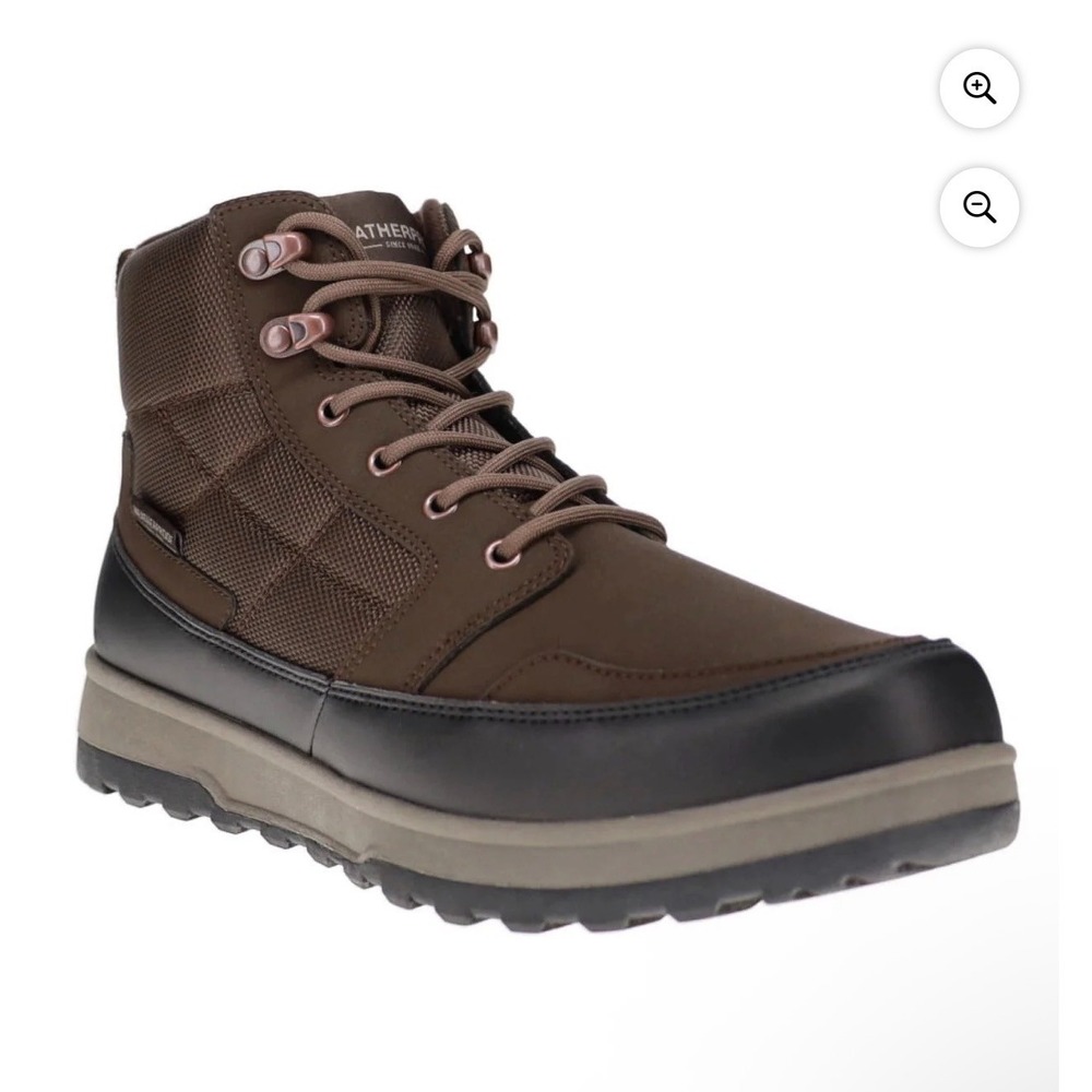 Weatherproof Jenkins Boot Men's Size 12 Brown Memory‎ Foam